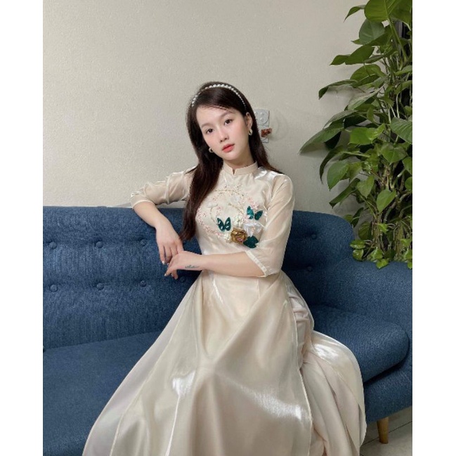 Cho thuê áo dài bưng quả giá 90k