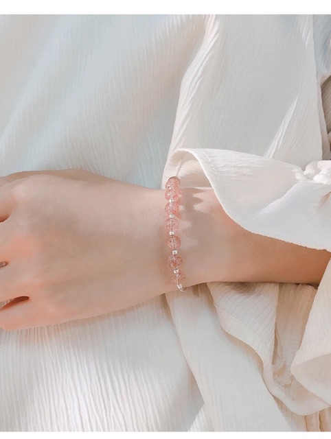 Vòng tay bạc mix đá