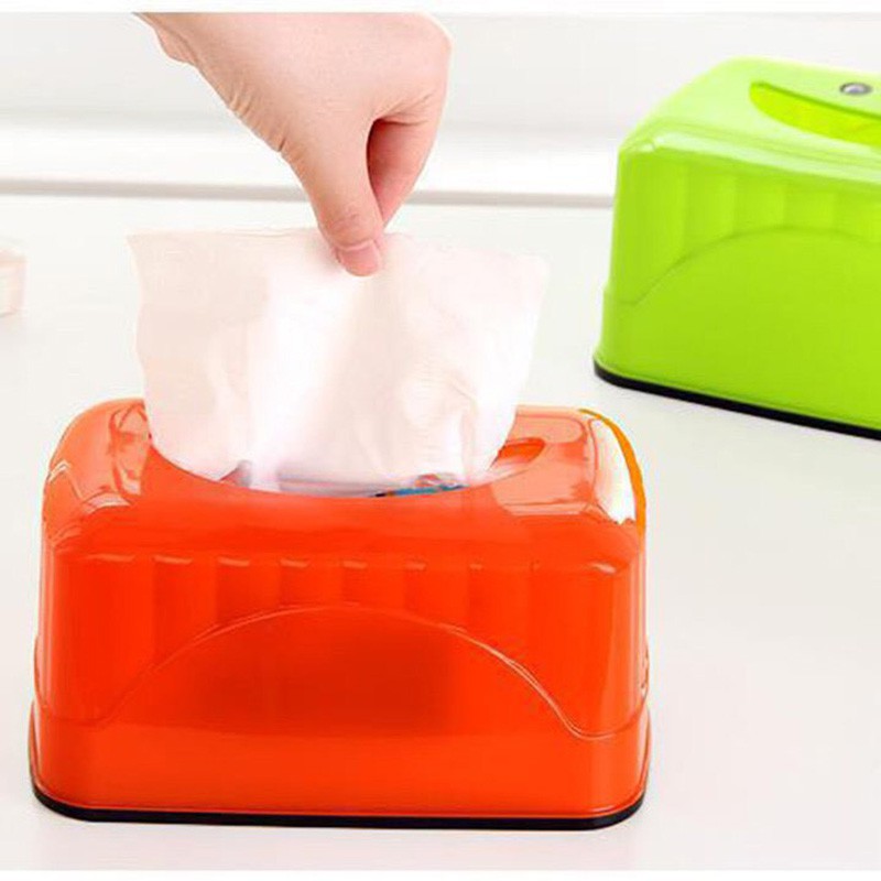 Hộp đựng khăn giấy ăn mặt cười smile dễ thương