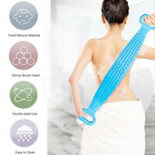 Dây Tắm Chà Lưng Silicon 2 Mặt