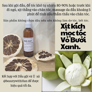 Xịt kích mọc tóc, làm dài tóc Tinh dầu bưởi