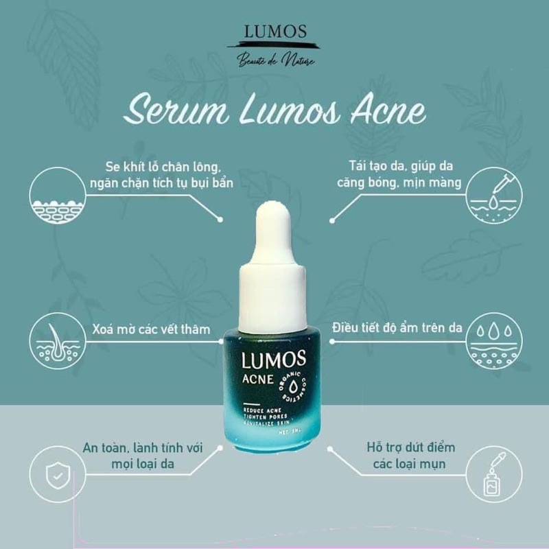 [Mẫu Mới] Serum Mụn Lumos Acne 5ml chính hãng