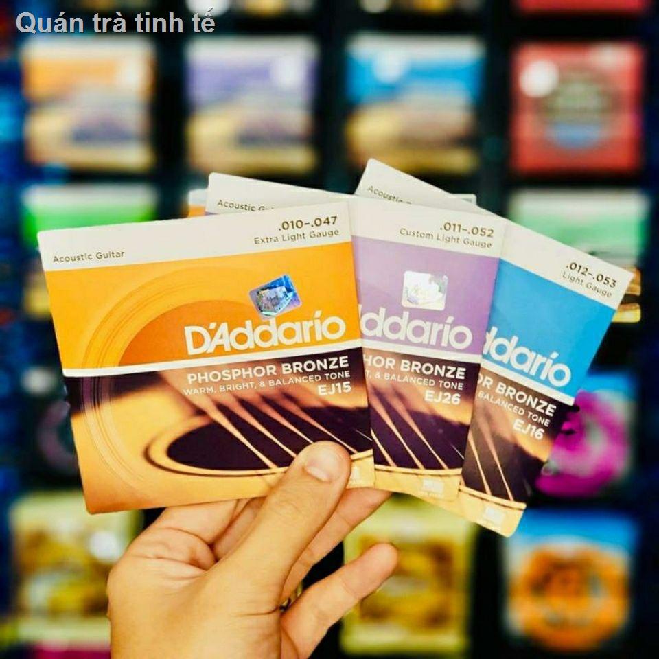 ☋Daddario Daddario EZ890 900 910 920 EJ15 16 dây guitar dân gian trong nước