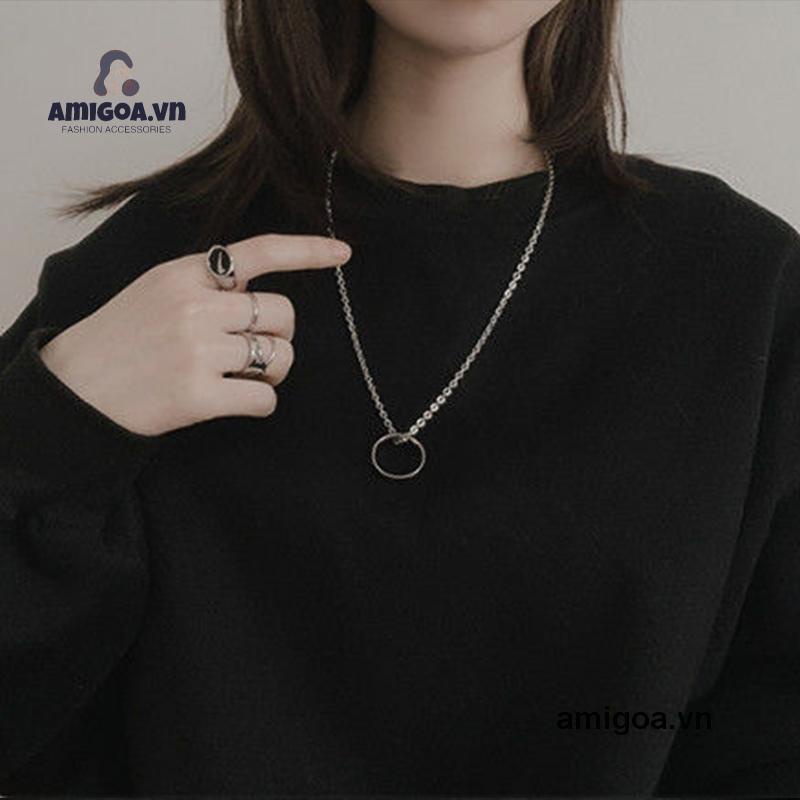 ✨✨Vòng Cổ Thép Titan Phong Cách Hip Hop Cho Nam Và Nữ