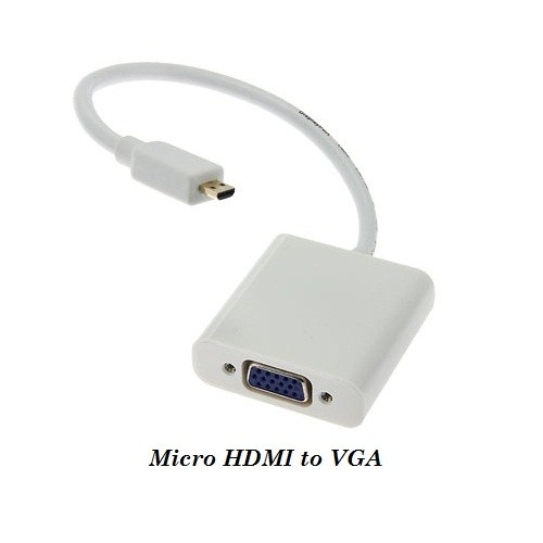 Cáp chuyển Micro HDMI to VGA