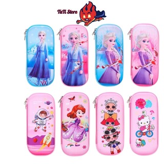 Hộp bút trẻ em in họa tiết công chúa cho các bé chất liệu cao cấp - TUTISTORE88
