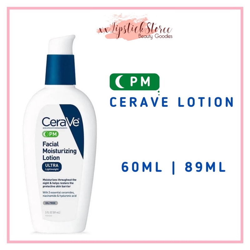[BILL Mỹ] Kem Dưỡng CeraVe Facial Moisturizing Lotion PM