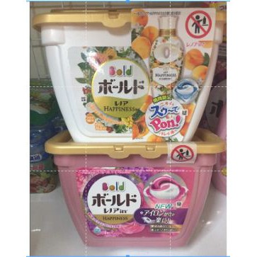 Túi viên giặt Gelball 3D màu hồng nội địa Nhật Bản (44 viên)