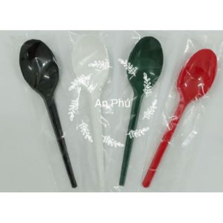 20 Muỗng nhựa trà sữa bọc màng từng cái