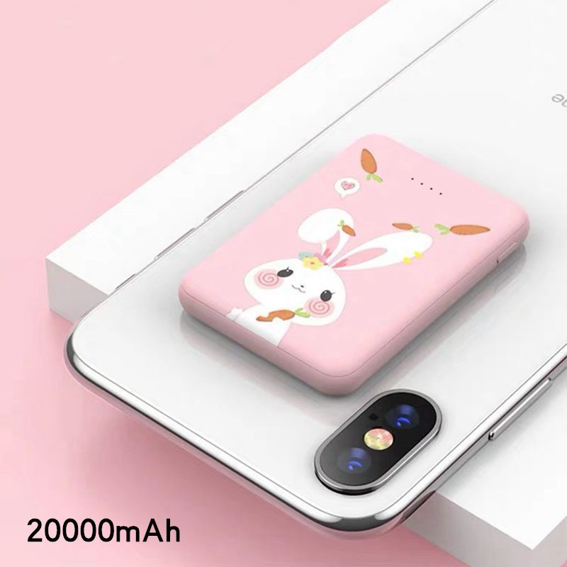 Sạc dự phòng Y26 20000mAh kiểu dáng in hình động vật dễ thương nhỏ xinh