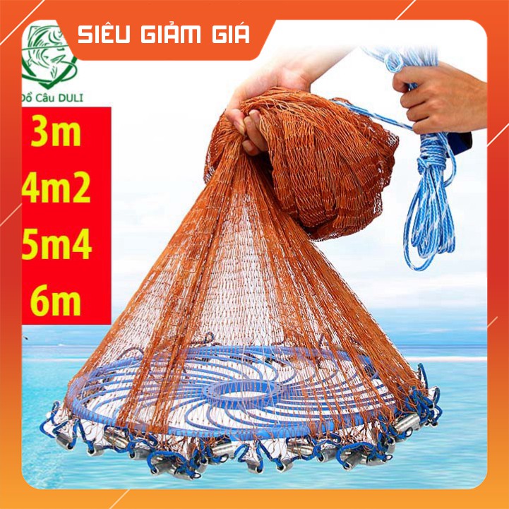 [Combo] CHÀI CÁ - chài đánh cá Thái Lan sợi dù có đĩa chuyên bắt cá tôm [Giá rẻ]