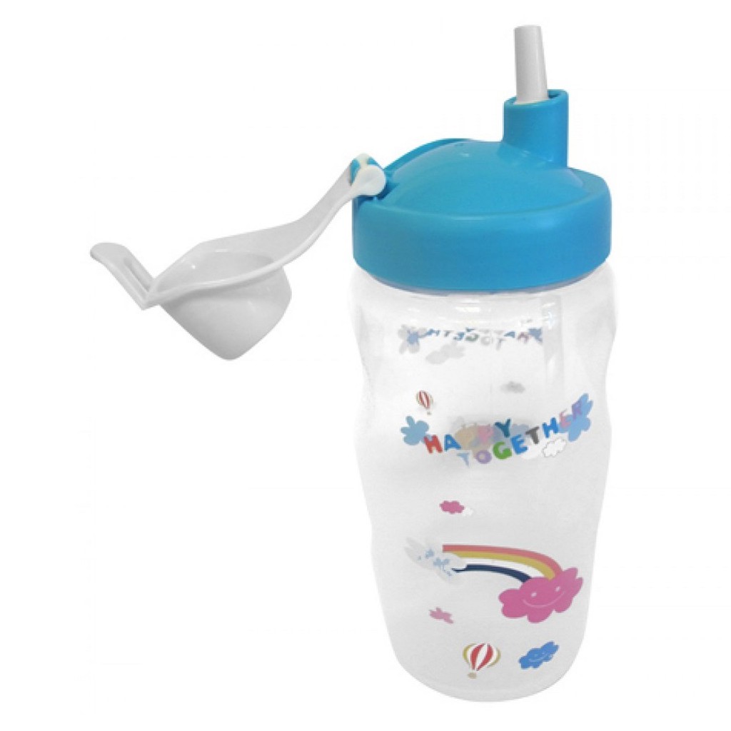 Bình nước Lock&Lock nhựa PP có ống hút HPP726 350ml cho bé