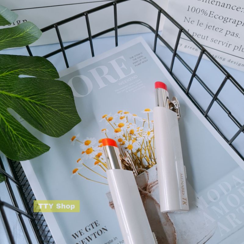 Son dưỡng môi Menard Stream One Touch Lipstick Nhật Bản giúp làm mềm môi, lâu trôi