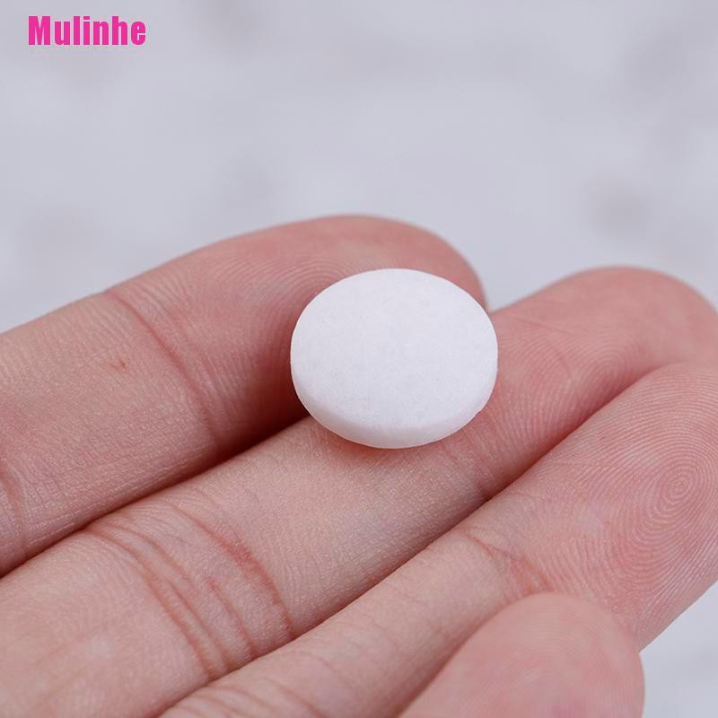 [Mulinhe] Naphthalene balls Vải Lót Toilet Màu Trắng Tuyết