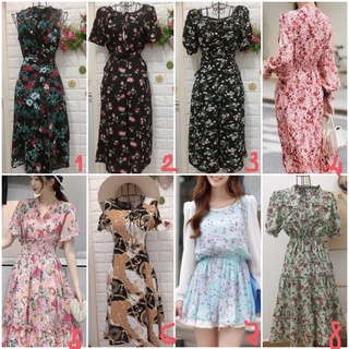 Đầm voan hoa đầm hoa xinh 60 kg