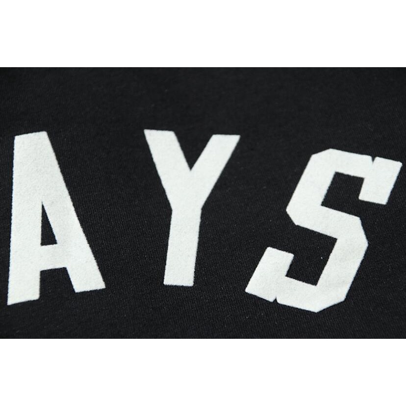 Fog Tee Áo Thun Tay Ngắn In Chữ flocked Dành Cho Cặp Đôi oversize