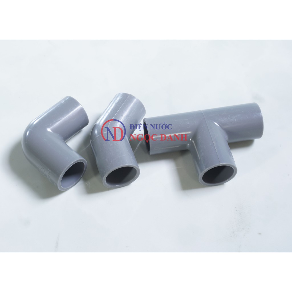 co 27, lơi 27, Tê 27 nhựa PVC bình minh