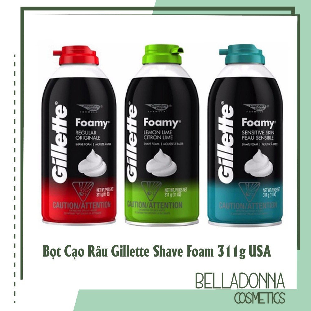Bọt Cạo Râu Gillette Shave Foam 311g