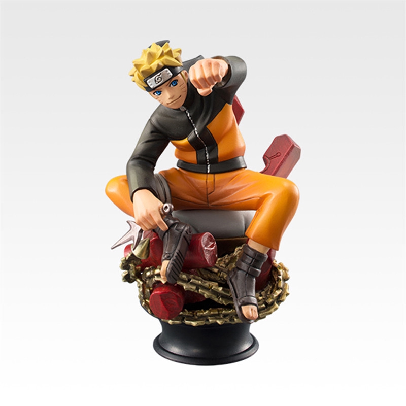 6pcs/set Naruto Action Figures Dolls Chess New PVC Anime Naruto Sasuke Gaara Model Figurines Toy Action Figure