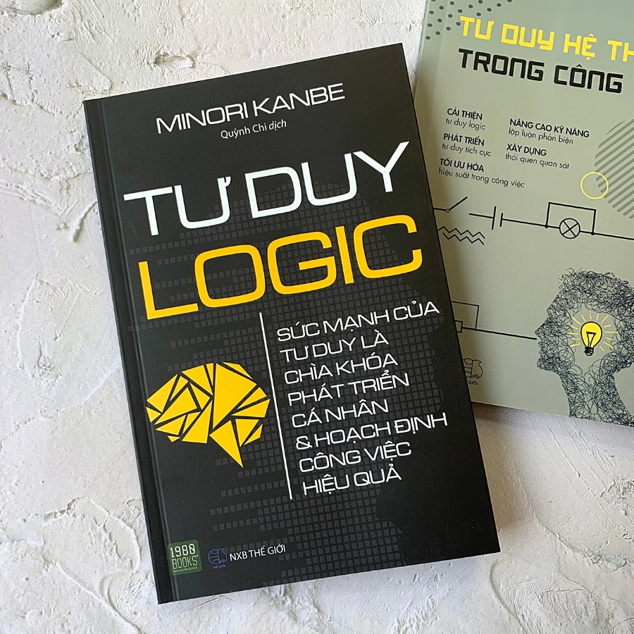 Sách - Combo 2 cuốn Tư duy logic + Tư duy hệ thống trong công việc - 1980Books