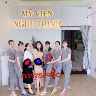 Đồng phục spa màu xám