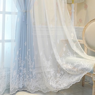 Vải rèm voan thêu