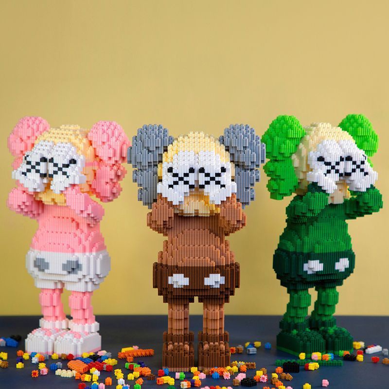 Bộ đồ chơi lắp ghép decor siêu hot Kaws
