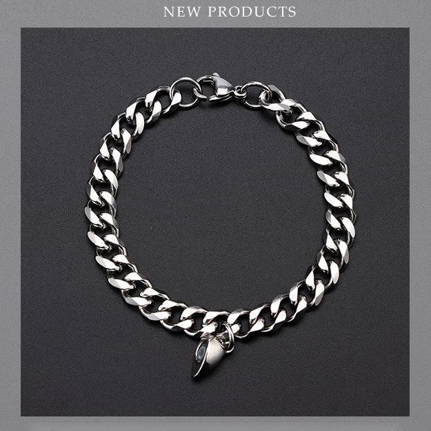 Vòng Tay Mặt Hình Trái Tim Từ Tính Thời Trang Cho Cặp Đôi