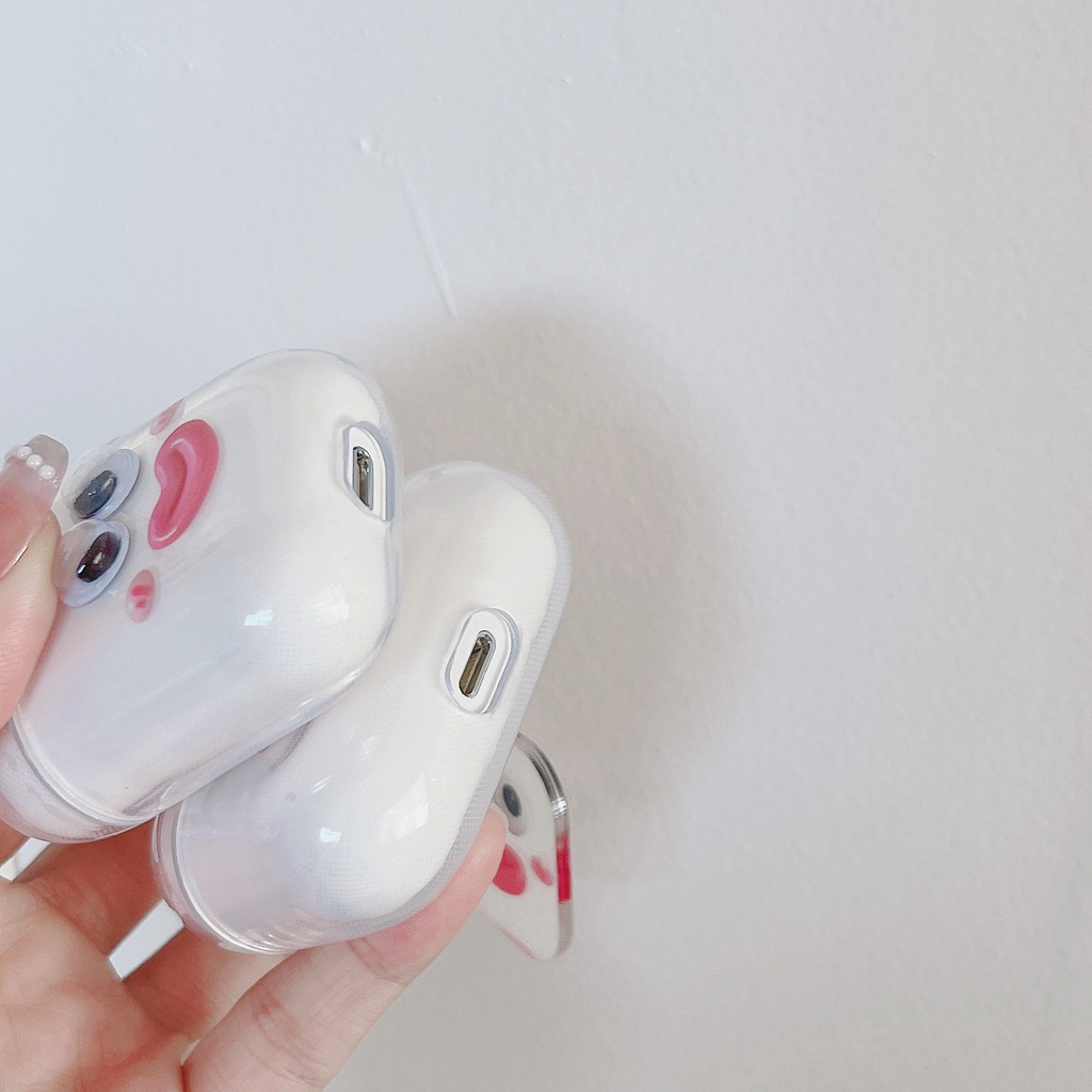 Vỏ Bảo Vệ Hộp Sạc Tai nghe không dây Airpods 1 2 3 Pro Hình Xúc Xích Hoạt Hình Chống Rơi Chống Bẩn