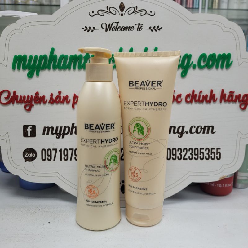 DẦU GỘI XẢ SIÊU DƯỠNG BEAVER ULTRA MOISTURE 318ML - 258ML