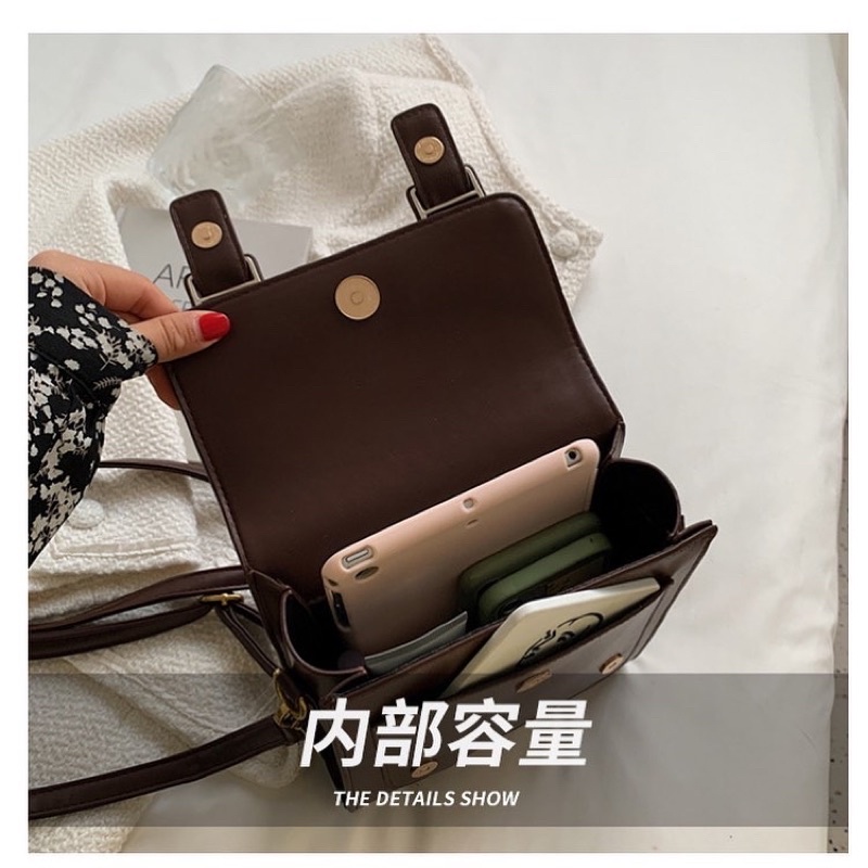 [ COMBO BALO MINI DA PU VINTAGE CHỐNG THẤM + MÓC KHOÁ MINI, CỘT TÓC, PIN CÀI,... ]