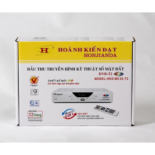 Đầu thu kỹ thuật số mặt đất DVB-T2 MS 02-T2 và Antel