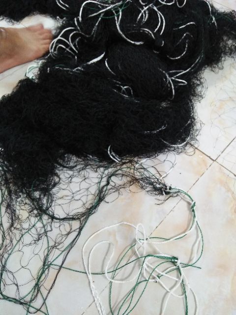 LƯỚI ÚP C-U GÁY 2 cánh.5,5x1,5m - Dài 6,5m cao1,7m