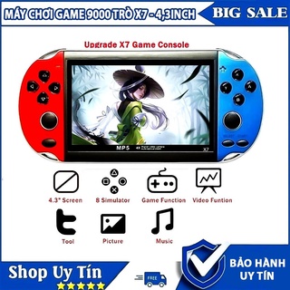 Máy chơi game cầm tay X7 màn hình 4.3 inch 8gb - 900 game , chơi game , xem phim , nghe nhạc , đọc sách -dc4551