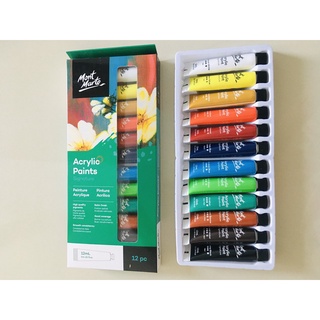 Set màu mont marte acrylic 12ml 12/18/24