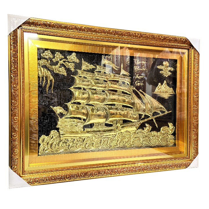 Tranh Thuận Buồm Xuôi Gió Bằng Đồng Cao 55x75cm