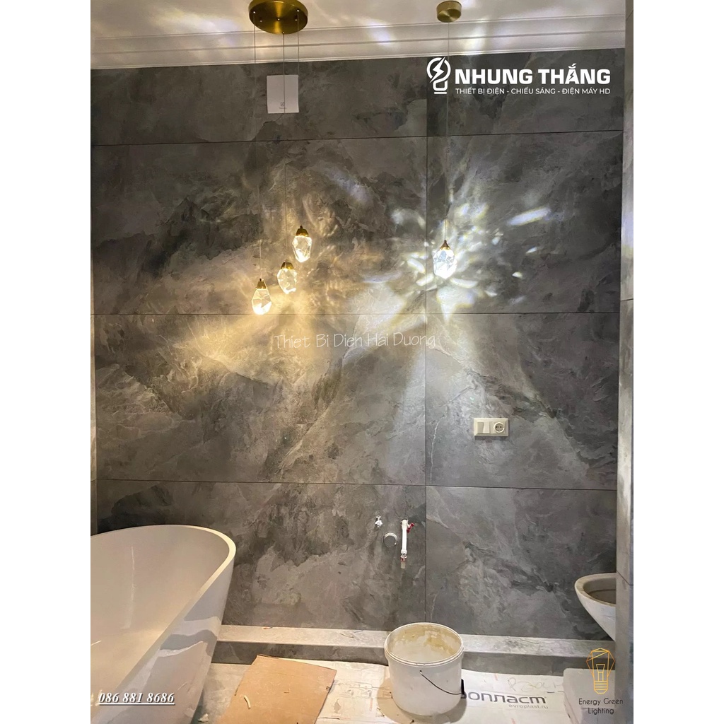 Đèn Thả Pha Lê Thủy Tinh Cao Cấp DGT-888 - Decor Phong Cách Sang Trọng - Kiểu Dáng Hiện Đại ,Độc Đáo