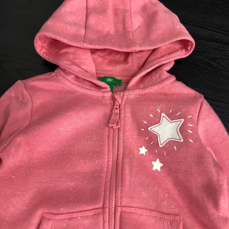 Bộ quần áo cho bé gái DIP 6m-2 tuổi Set thu đông chất nỉ bông xuất dư 0721