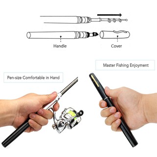 Cần Câu Cá Mini 1m/1.4m Chất Lượng
