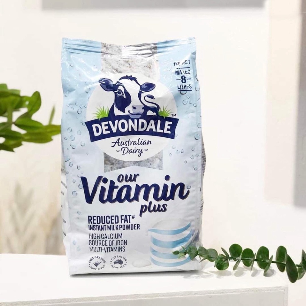 Sữa tươi dạng bột Devondale Our Vitamin Plus gói 1kg