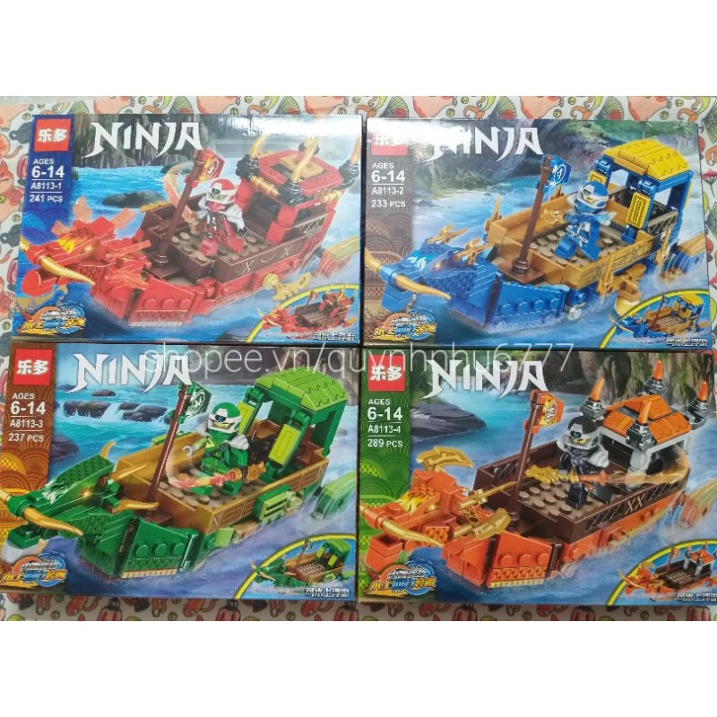 Lắp Ráp Lego Non Các Nhân Vật Ninjago Thuyền Rồng A8113