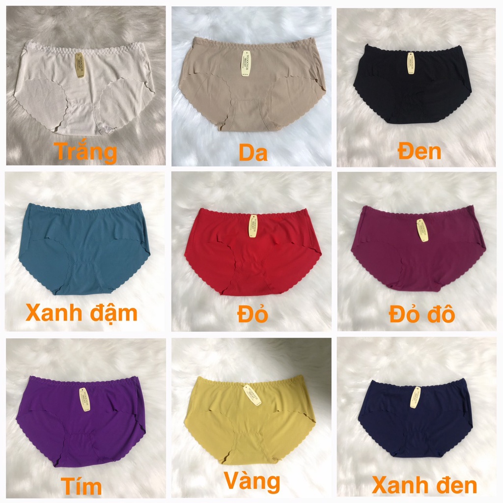 [Combo 10] Quần lót nữ su gân tăm viền sóng siêu đẹp ⚡FreeShip⚡ Quần lót su Cao Cấp - 2015-2016