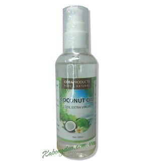 Dầu dừa nguyên chất ép lạnh Cô Ba 100ml .