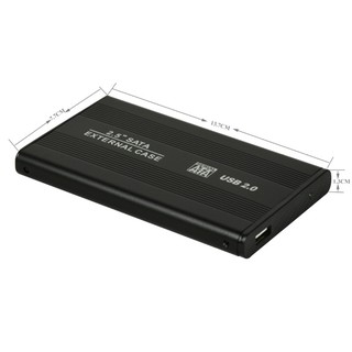 2.5 Inch USB 2.0/3.0 SATA External Mobile Hard Disk Box HDD Aluminum Alloy Shell
