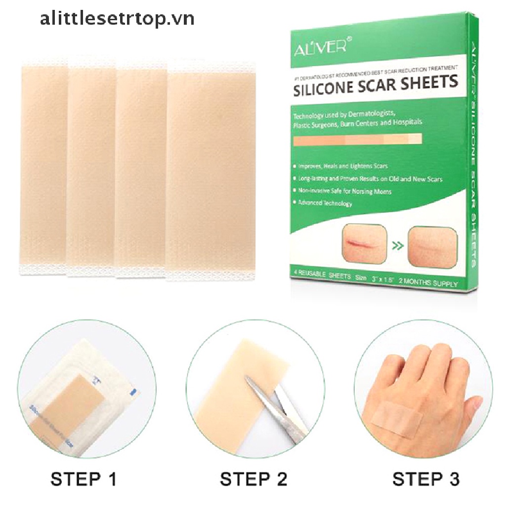 Miếng dán Hỗ trợ giảm sẹo tái sử dụng chăm sóc da<br />