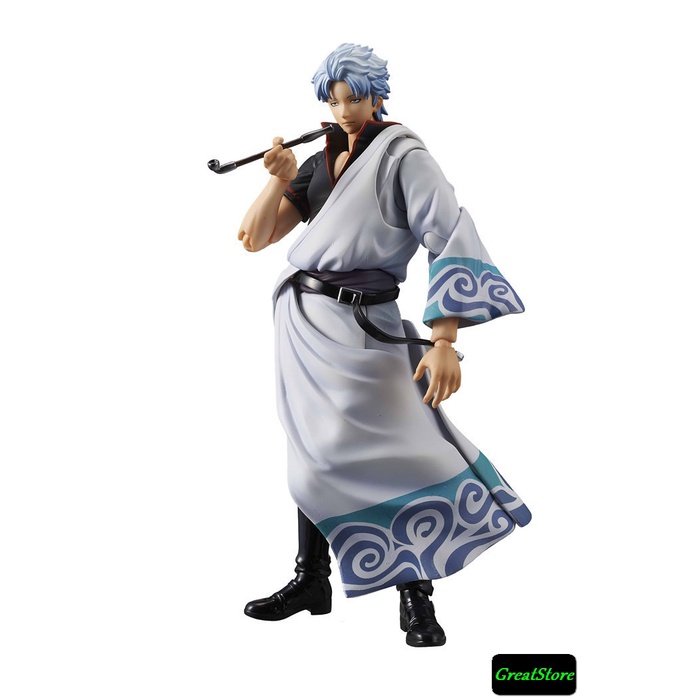 ( CHẤT, HÀNG CÓ SẴN ) MÔ HÌNH NHÂN VẬT Sakata Gintoki trong Gintama ( Ngân Hồn ) FIGMA FIGURE cử động được