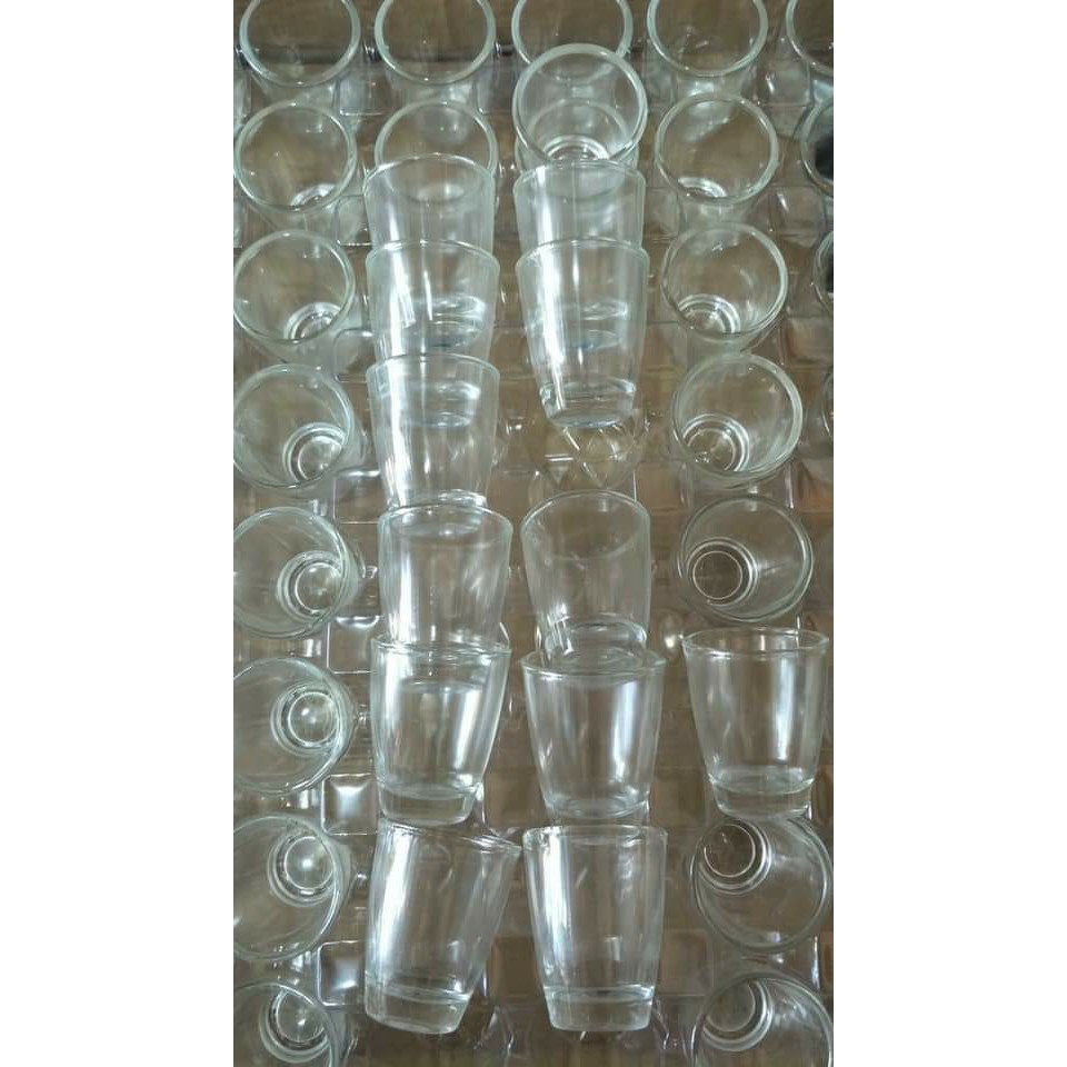 Hộp 12 ly uống rượu thủy tinh mắt trâu cao cấp - HV Store 531