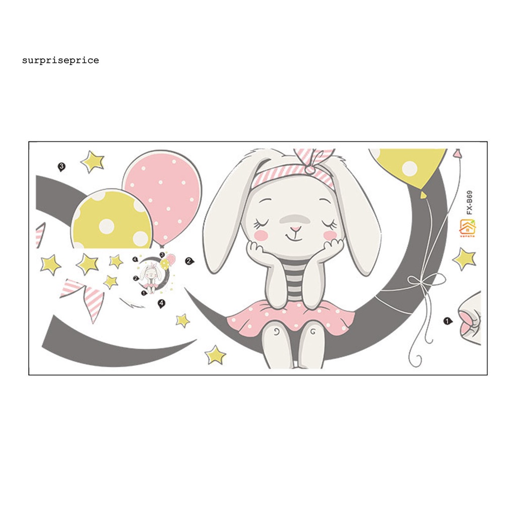 Miếng Dán Tường Hình Nhân Vật Hoạt Hình Thân Thiện Với Môi Trường Trang Trí Phòng Khách/Phòng Ngủ/Nhà Trẻ