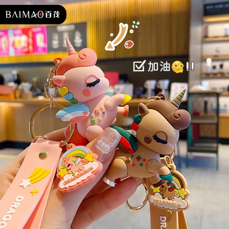 Móc Khoá Kì Lân Siêu Dễ Thương Phụ Kiện Túi Xách,Móc Khoá ... Cao Cấp HKD73