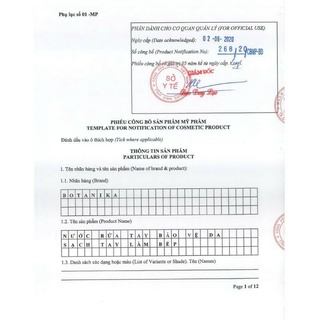 nước rửa tay botanika chai 500ml